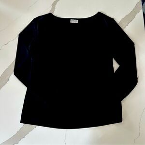 Chico's Black Long Sleeve Top
